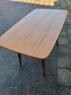 Vintage tafel in hoogte en lengte verstelbaar., Huis en Inrichting, Ophalen, Gebruikt, Vier personen, Rechthoekig