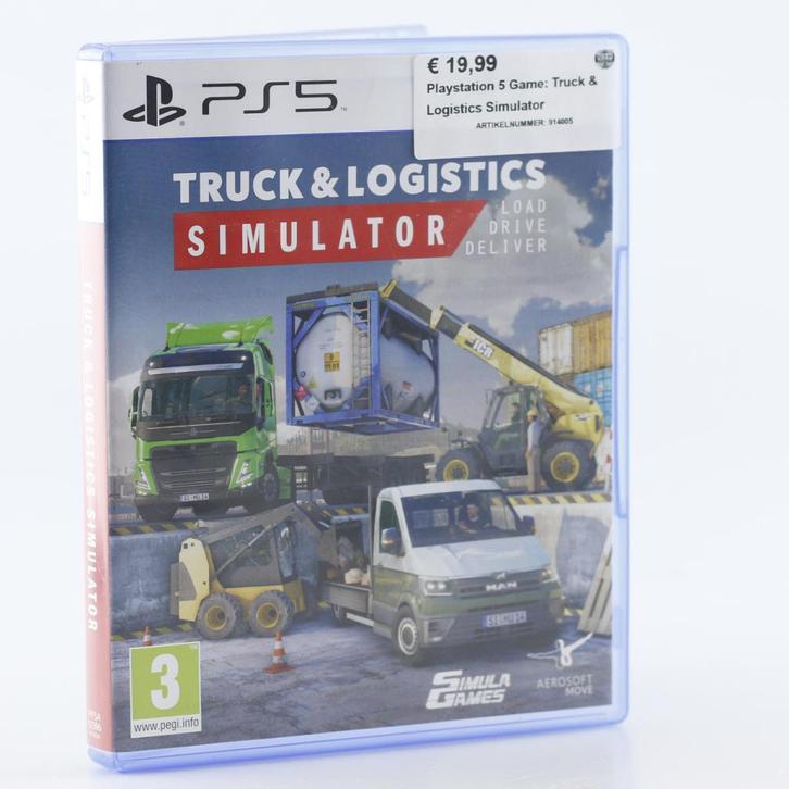 Playstation 5 Game: Truck & Logistics Simulator, Spelcomputers en Games, Games | Sony PlayStation 5, Zo goed als nieuw