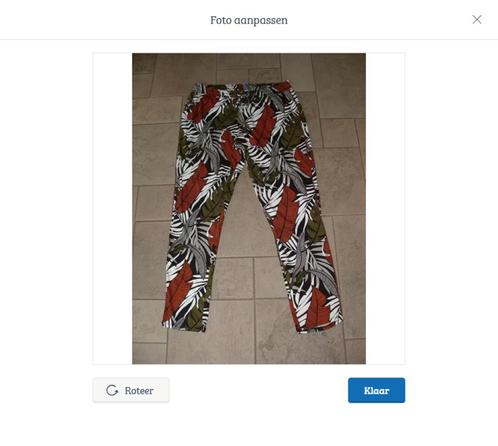 Miss E allover printed broek maat XL= 44 instapbroek, Kleding | Dames, Broeken en Pantalons, Zo goed als nieuw, Maat 42/44 (L)