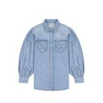 Wrangler Denim Blouse - Maat S NIEUW!, Blauw, Zo goed als nieuw, Maat 36 (S), Wrangler