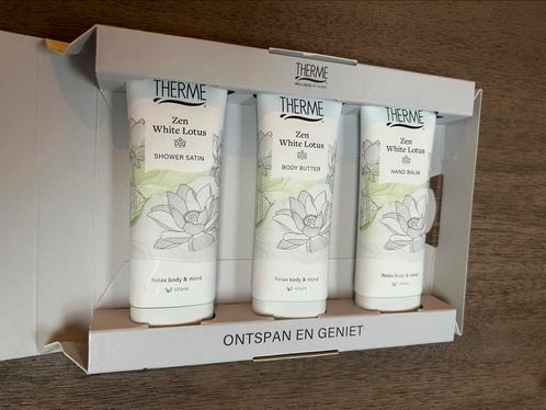 Titel: Therme Wellness Cadeaubox – Zen White Lotus (3-delig), Sieraden, Tassen en Uiterlijk, Uiterlijk | Lichaamsverzorging, Nieuw