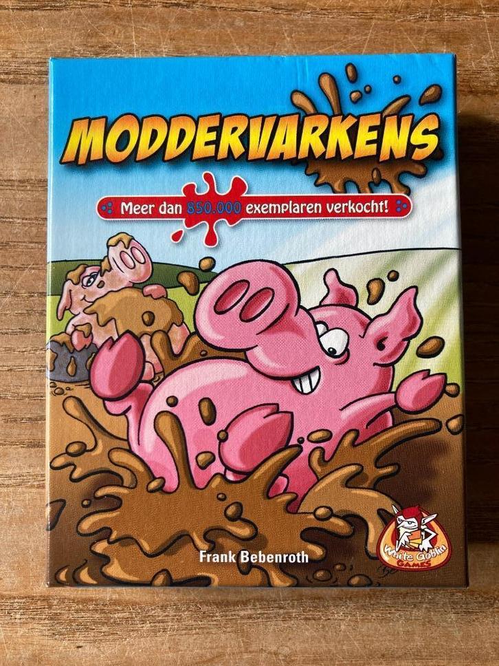 White Goblin - Moddervarkens (2-4 spelers, 7+jaar) zgan, Hobby en Vrije tijd, Gezelschapsspellen | Kaartspellen, Zo goed als nieuw