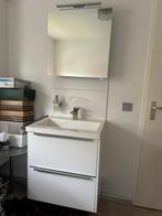Wastafel met Spiegelkast wcd en ledverlichting Complete Set!, Huis en Inrichting, Badkamer | Badkamermeubels, Ophalen, 50 tot 100 cm