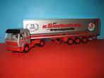 Siedenburg  25 jr.  MERCEDES met oplegger  Herpa, Ophalen of Verzenden, Zo goed als nieuw, Bus of Vrachtwagen, Herpa