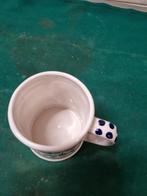 mok blauw wit beschilderd, Antiek en Kunst, Antiek | Servies los, Ophalen of Verzenden