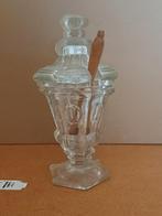 Mosterdpotje met lepeltje, Ophalen