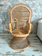 Rotan Pauwenstoel, Antiek en Kunst, Antiek | Meubels | Stoelen en Banken, Ophalen