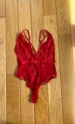 Sexy rode kanten verstelbare bodysuit, Ophalen of Verzenden, Rood, Body of Korset