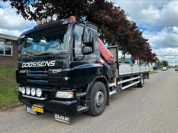 Daf cf75 bakwagen met 21t/m Fassi autolaadkraan beschikbaar voor biedingen
