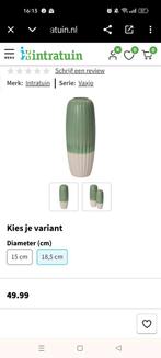 Prachtige vaas Intratuin, Ophalen, Overige kleuren, Minder dan 50 cm, Glas