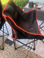 Campingstoelen, 2 stuks opvouwbaar, Caravans en Kamperen, Kampeermeubelen, Ophalen, Zo goed als nieuw, Campingstoel