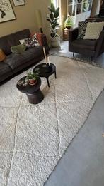 Handgeknoopte origineele Berber vloerkleed wol hoogpolig., Wit, 200 cm of meer, Ophalen of Verzenden, Zo goed als nieuw