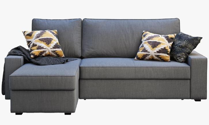 Ikea Vilasund Slaapbank, Huis en Inrichting, Banken | Sofa's en Chaises Longues, Gebruikt, Tweepersoons, 200 tot 250 cm, 75 tot 100 cm