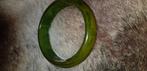 Retro vintage bakelieten armband, Ophalen of Verzenden, Zo goed als nieuw, Groen, Overige materialen