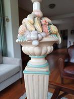 Kullmann Lamp - Tafellamp barbotine stijl aardewerk fruit, Ophalen of Verzenden
