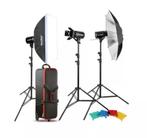 Godox Studio Kit E300-D, Ophalen of Verzenden, Zo goed als nieuw, Lamp of Flitsset