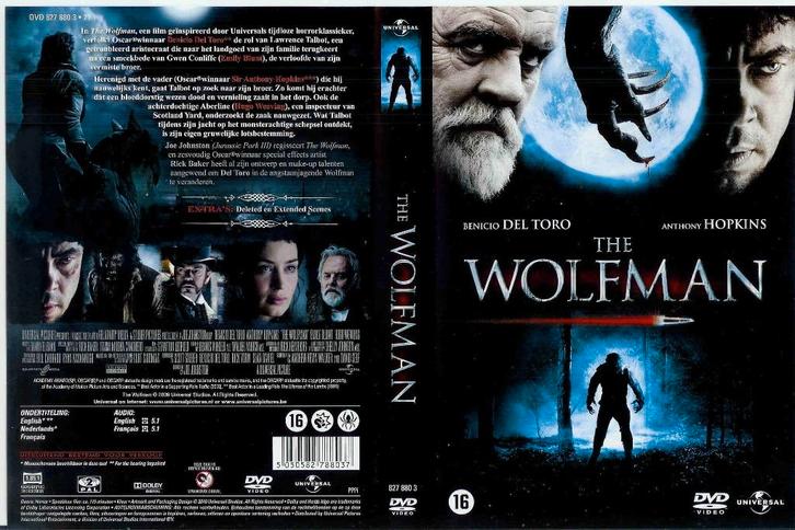 The Wolfman met Bullit - Anthony Hopkins - Collector's Item, Cd's en Dvd's, Dvd's | Actie, Zo goed als nieuw, Actie, Vanaf 16 jaar