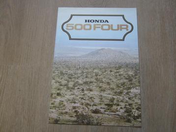 Honda CB 500 Four brochure folder 1975 (E) beschikbaar voor biedingen