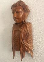 Houtsnijwerk Indonesië - Bali : oud Boeddha / Buddha beeld, Ophalen of Verzenden