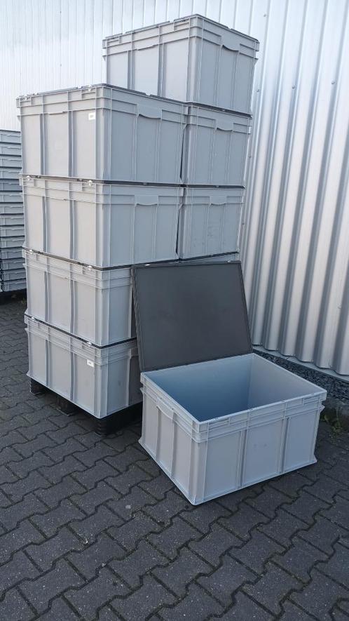 Nette Mega bakken met deksel , afmeting 80x60x43cm op=op !!, Doe-het-zelf en Verbouw, Kratten en Dozen, Zo goed als nieuw, Bak of Kist