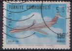 Turkije 1967 Vliegtuig DC 9-30, Ophalen of Verzenden, Overige landen, Gestempeld