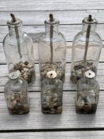 Gratis diverse olieflessen, Ophalen, Gebruikt, Overige materialen, Kandelaar