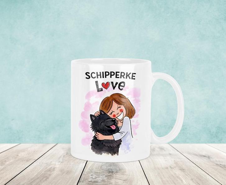 Schipperke Mok - Blond Stijl, Huis en Inrichting, Keuken | Servies, Nieuw, Kop(pen) en/of Schotel(s), Blond Amsterdam, Keramiek