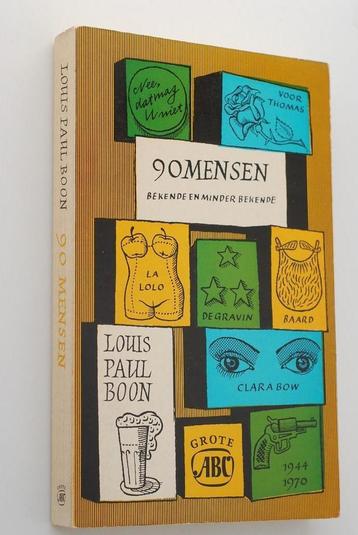 90 mensen bekende en minder bekende - Louis Paul Boon 1970 beschikbaar voor biedingen