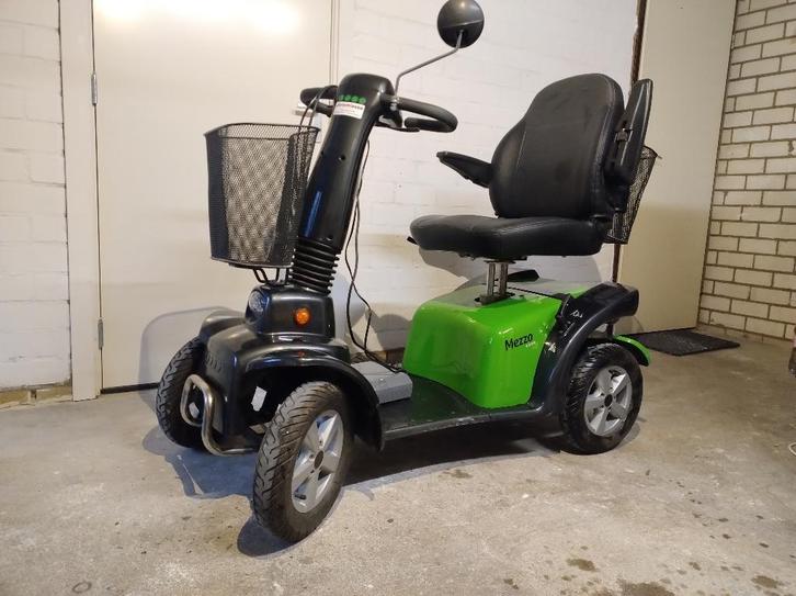 Vierwiel Scootmobiel Mezzo, Diversen, Brommobielen en Scootmobielen, Zo goed als nieuw, Life and Mobility, 36 t/m 45 km, 11 t/m 15 km/u