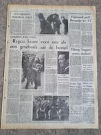 Ajax met Swart, Keizer en Cruyff in Glasgow (krant 1971), Verzamelen, Ophalen of Verzenden, 1960 tot 1980, Knipsel(s)