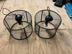 2 Industriële Hanglampen, Ophalen, Gebruikt, Metaal, Minder dan 50 cm