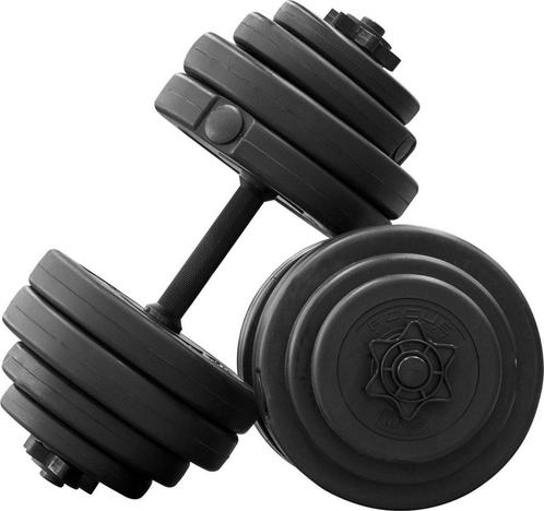 Focus Fitness - Verstelbare Dumbbellset - 2 stuks van 14 kg, Sport en Fitness, Fitnessmaterialen, Zo goed als nieuw, Dumbbell