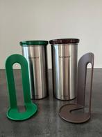 2 Koffiepad voorraadbussen, Witgoed en Apparatuur, Koffiezetapparaten, Ophalen, Zo goed als nieuw, Overige modellen