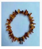3 kleuren barnsteen armband, elastiek, Nieuw, Ophalen of Verzenden, X, X