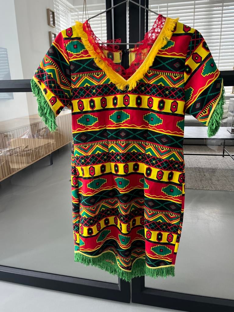 Mexicaans jurkje carnaval mexico  - Maat 36, Kleding | Dames, Carnaval, Ophalen of Verzenden, Kleding, Maat 36 (S)