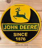 John deere logo gietijzeren wandbord, Verzamelen, Merken en Reclamevoorwerpen, Nieuw, Ophalen of Verzenden