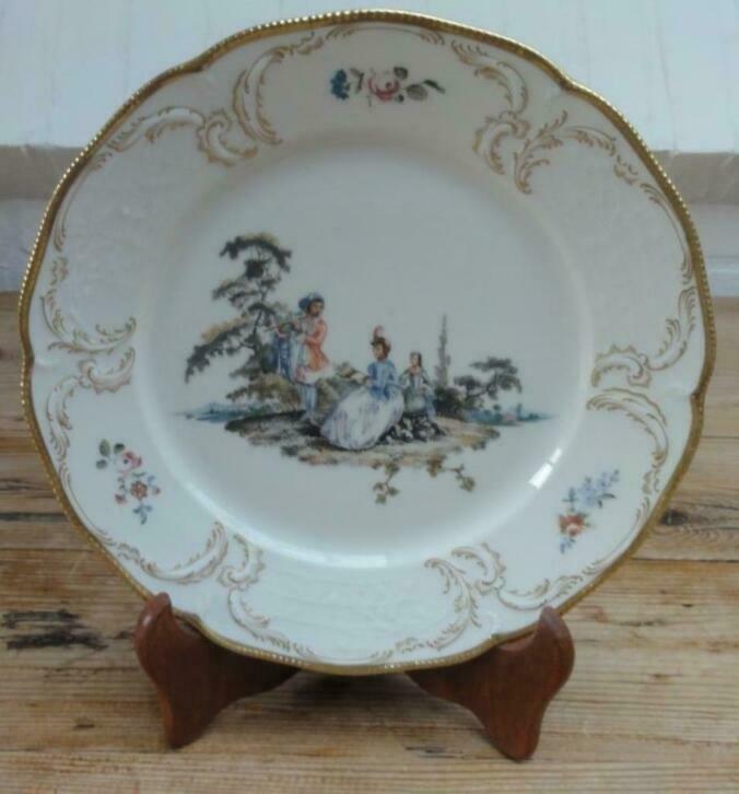 Vintage bord met romantische voorstelling, Rosenthal, Antiek en Kunst, Curiosa en Brocante, Ophalen of Verzenden