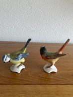 Goebel porseleinen vogelbeeldjes (pimpelmees & Gekraagde Ro, Verzamelen, Beelden en Beeldjes, Ophalen of Verzenden, Zo goed als nieuw