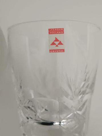 58-delig kristallen glasservies Leerdam Holland