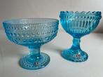 2 Iittala Maribowl Kom Marimekko Kastehelmi Turquoise Blue, Glas of Glazen, Ophalen of Verzenden, Overige stijlen, Glas