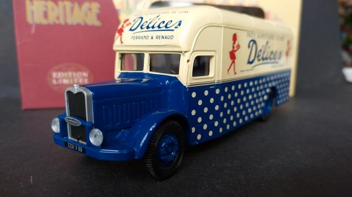 Bernard 110 Fourgon Delices Pates 1:50 Corgi Heritage Pol, Hobby en Vrije tijd, Modelauto's | 1:50, Nieuw, Bus of Vrachtwagen