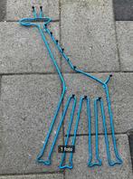 IKEA SPRALLIG kapstok blauw, Huis en Inrichting, Woonaccessoires | Kapstokken, Ophalen, Gebruikt, Metaal, Wandkapstok