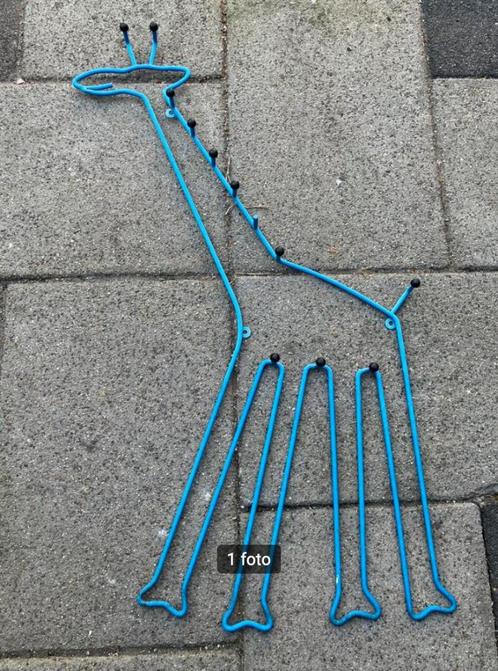 IKEA SPRALLIG kapstok blauw, Huis en Inrichting, Woonaccessoires | Kapstokken, Gebruikt, Wandkapstok, Metaal, Ophalen