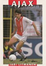 Ajax Kaart Jari Litmanen de Actie, Verzamelen, Ophalen of Verzenden, Gebruikt, Ajax, Poster, Plaatje of Sticker