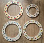 Houten jaarring Vrije School verjaardag kaarsjes kandelaar, Verzenden, Zo goed als nieuw, Overige materialen, Minder dan 25 cm