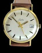 14 karaats gouden Lasita Heren Horloge Swiss made, Verzenden, Goud
