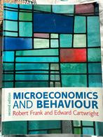Microeconomics and Behaviour - Robert Frank and Edward, Ophalen of Verzenden, Gamma, Zo goed als nieuw, WO