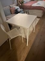 Melltorp tafel IKEA, Huis en Inrichting, Tafels | Eettafels, Ophalen, Zo goed als nieuw, Vierkant, 50 tot 100 cm