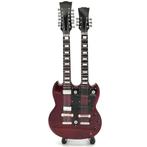 Led Zeppelin Jimmy Page mini gitaar 25cm miniatuur guitar, Nieuw, Ophalen of Verzenden