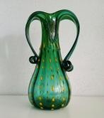 Glaskunst, mondgeblazen vaas. Pontil., Gebruikt, Ophalen of Verzenden, Glas, Minder dan 50 cm